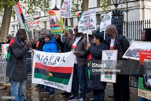 Biafra protest in London