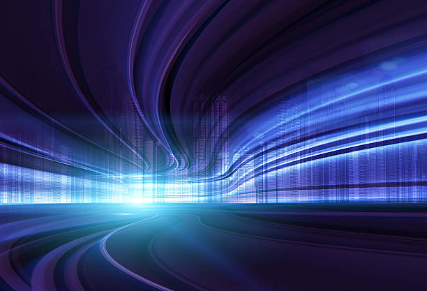 istock Urban highway traffic at night 497215874