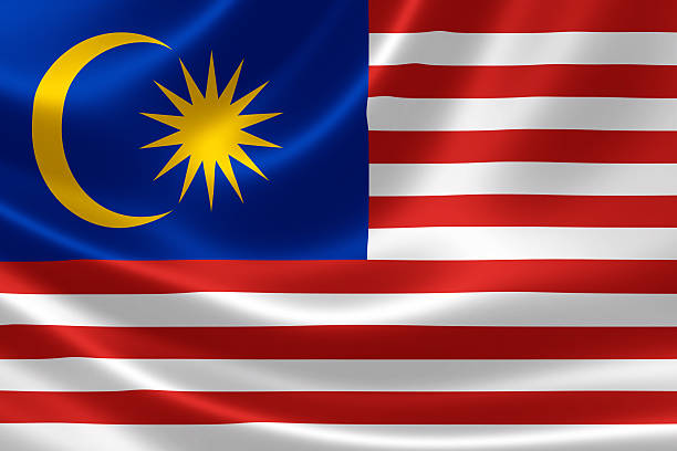 istock Malaysian Flag Close Up 497216239