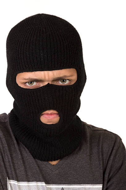 istock Teenage boy wearing a ski mask 497216292
