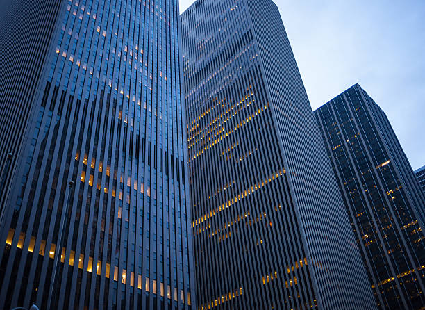 istock Skyscrapers at dusk in downtown Manhattan 497216900