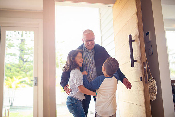 istock Grandpa is at home! 497218006