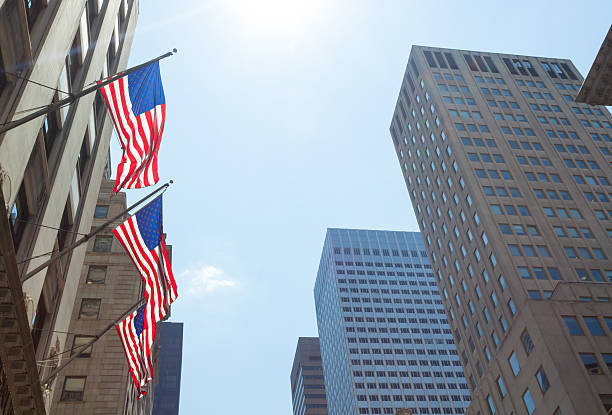 istock American flags in New York City 497219592