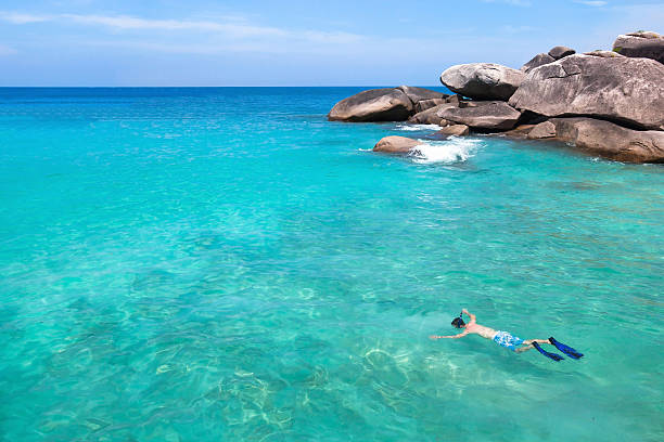 istock swim with mask on paradise beach 497220532