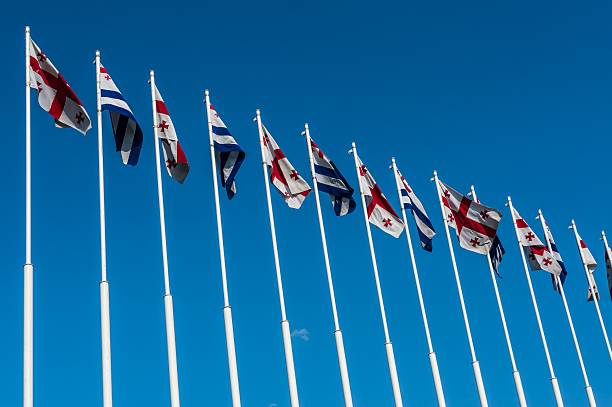 istock Flags of Adjara and Georgia 497221448