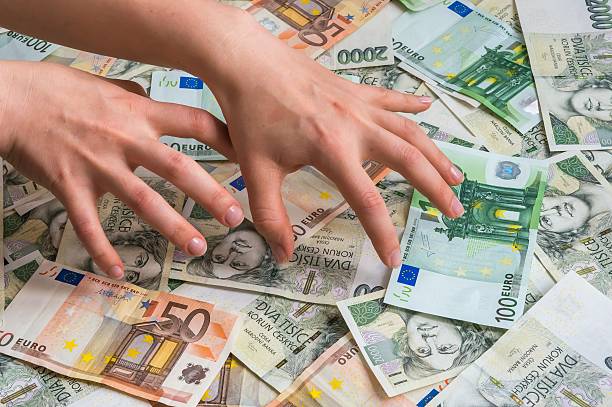 istock Stingy hands takes money 497222312