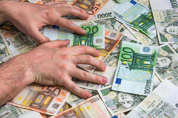 Stingy hands takes money