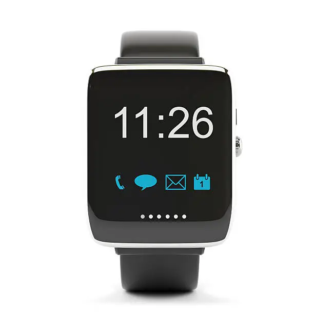 Photo of Smart Watch Displaying Apps Icons