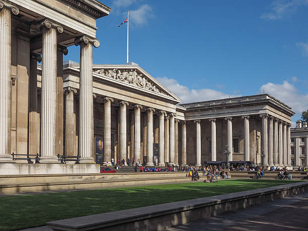 London, UK - September 28, 2015: The British Museum is the largest museum of antiquities in the world and also the most visited by tourists