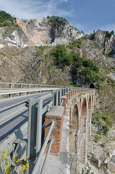 istock Old bridge of quarry marble 497224558