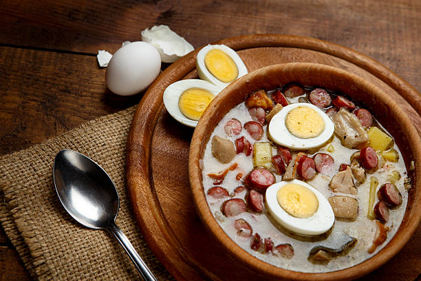 istock Traditional polish Easter soup Zurek 497224946