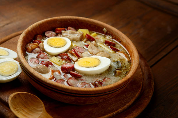 istock Traditional polish Easter soup Zurek 497225038
