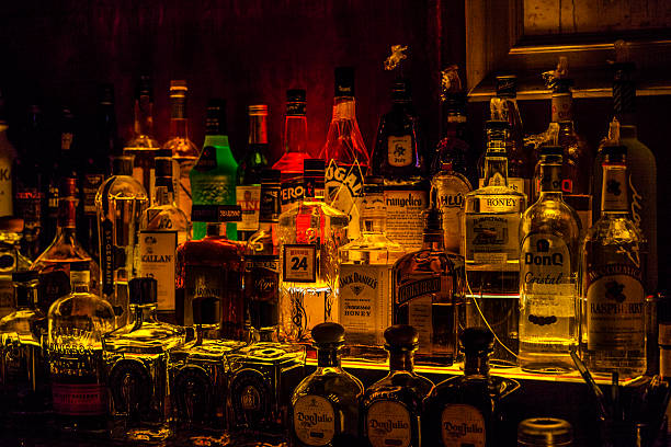 istock Alcolohic bewerages in the bar 497229653