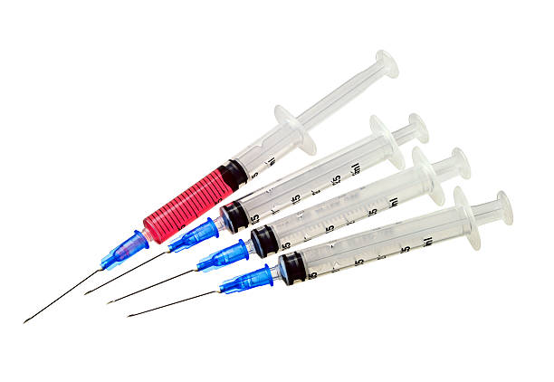 istock Four medical syringes 497229939