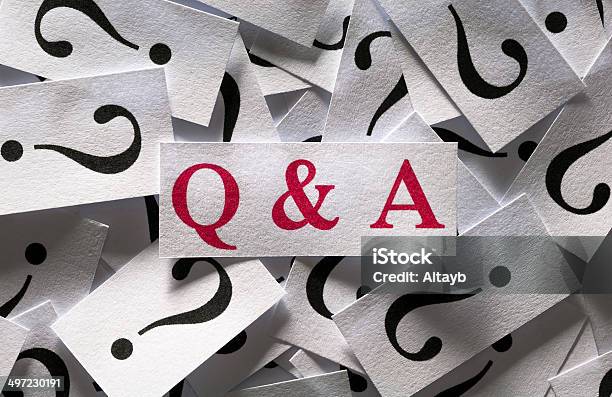 Questions Amp Answers Stock Photo - Download Image Now - Q and A, Question Mark, Red