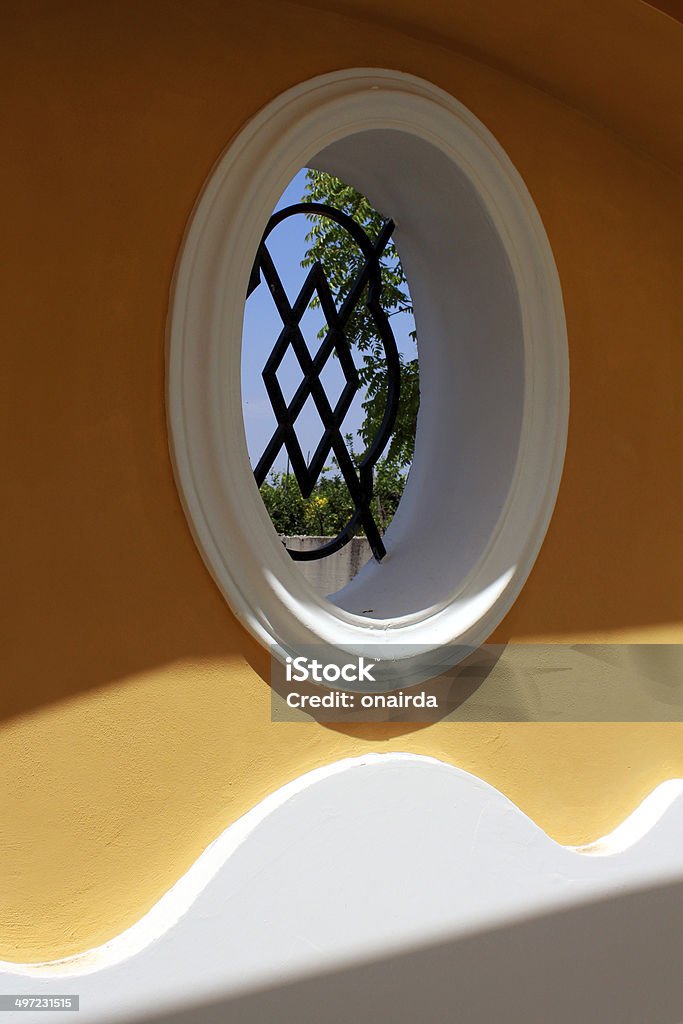 oval window Classical Style Stock Photo