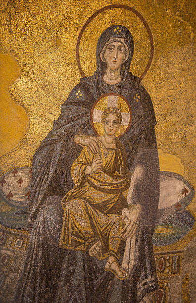 istock Virgin Mary and Jesus Christ 497240243