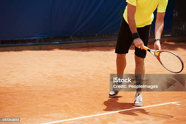 Photo libre de droit de Il Sagit De La Technique banque d'images et plus d'images libres de droit de Tennis - Tennis, En argile, Essayer de marquer