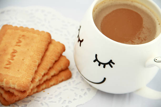istock Happy Coffee & Happy time & Biscuit an  Coffee 497243219