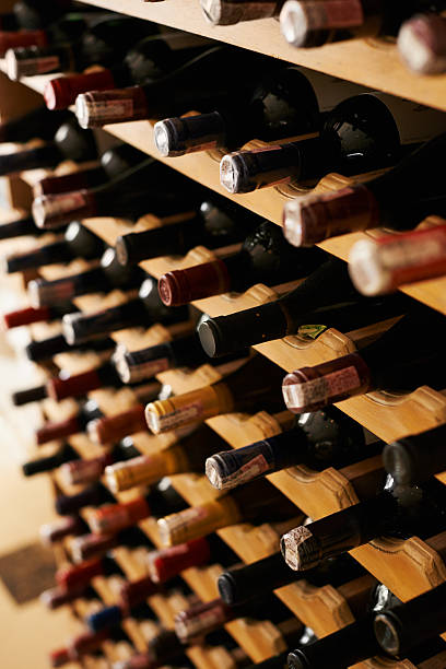festin pour les papilles;! - wine winetasting cellar wine bottle photos et images de collection
