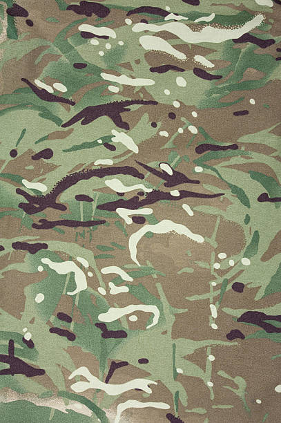 Multicam camouflage stock photo