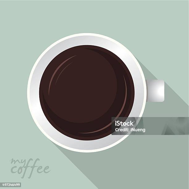 커피잔을 평편 디자인식 0명에 대한 스톡 벡터 아트 및 기타 이미지 - 0명, 갈색, 그릇