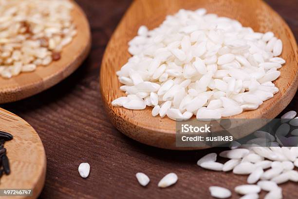 Original White Rice White Rice Stock Photo - Download Image Now - Agriculture, Backgrounds ...