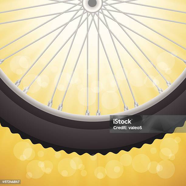 Roda De Bicicleta - Arte vetorial de stock e mais imagens de Acessório - Acessório, Alumínio, Ao Ar Livre