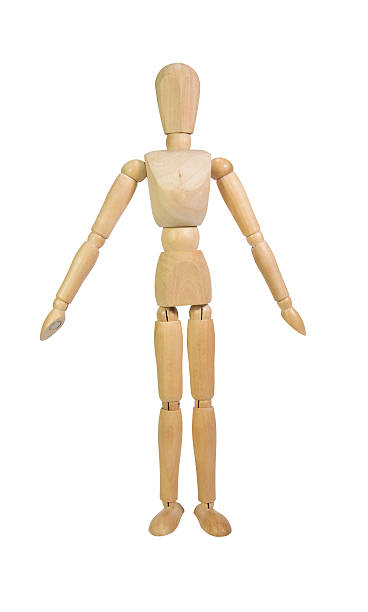 istock Wooden Dummy Isolated Over White Background with clipping path 497247325