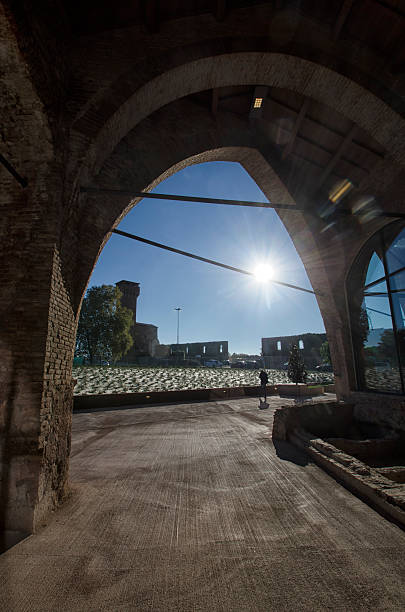 istock Pointed vault of the old arsenal 497248600