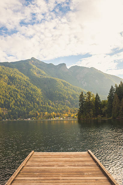 istock Pier on a Canadian lake 497250372