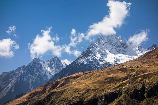istock Mountain peaks of Himalayas 497250486