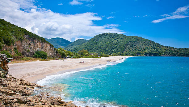 istock Beautiful Karavostasi beach . Greece. 497253290