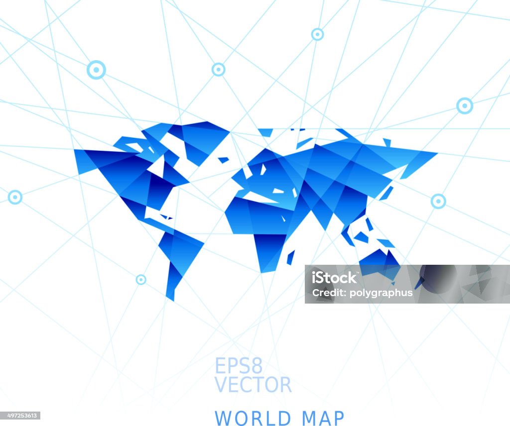Search World Vector Vector World Map Stock Illustration - Download Image Now - Abstract ...