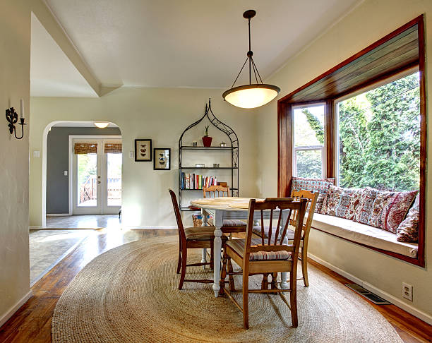 istock Dining room in old house 497254141