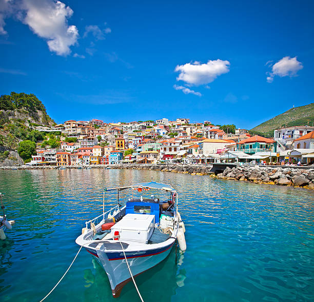 istock Beautiful panoramic view of Parga, Greece. 497256338