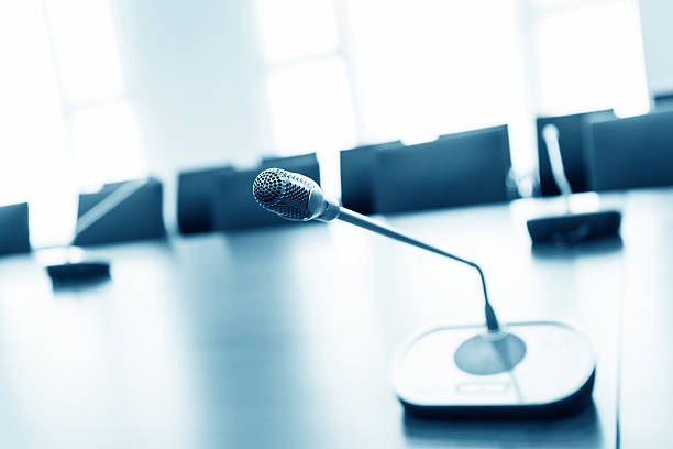 istock Business meeting room in office 497256849