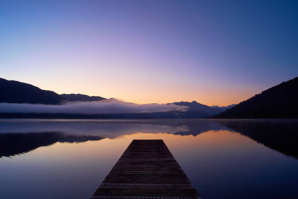 istock Lake Kaniere At Dawn 497256984