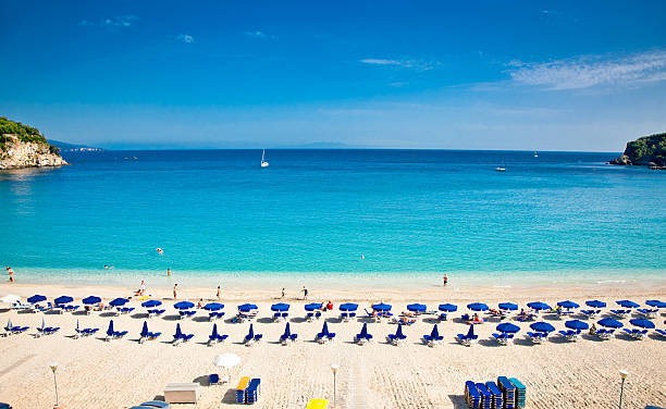 istock Valtos beach near Parga town, Greece. 497257890