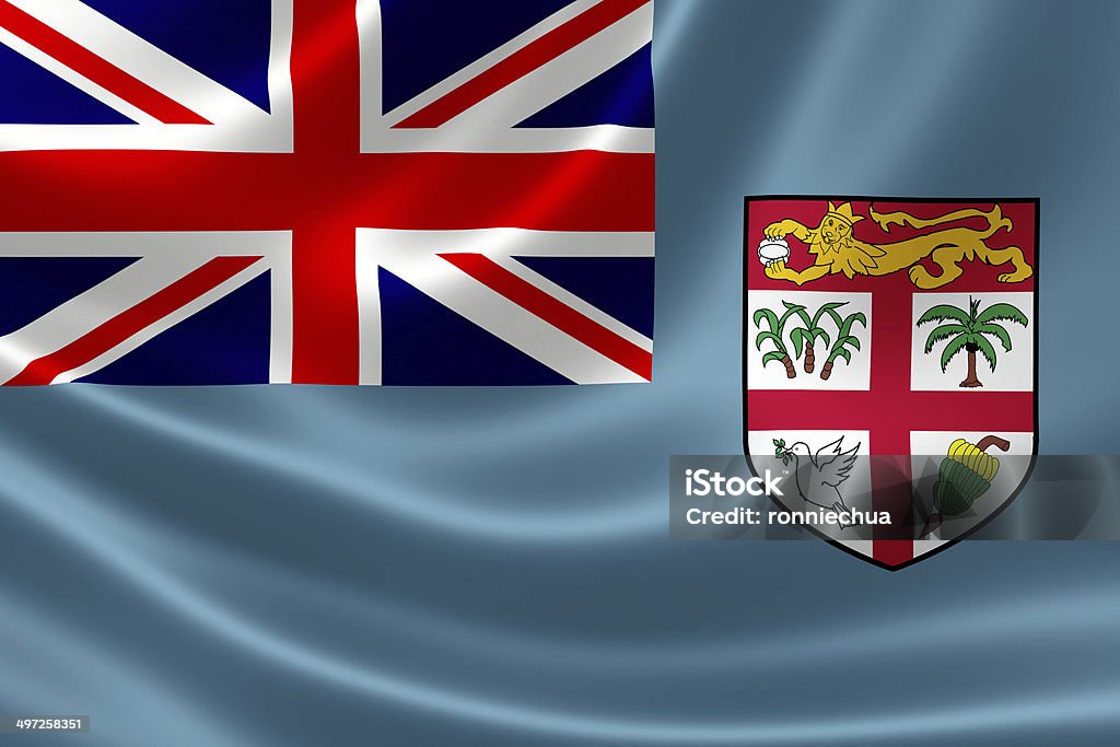 Gros plan des Fidji drapeau - Photo de Création numérique libre de droits