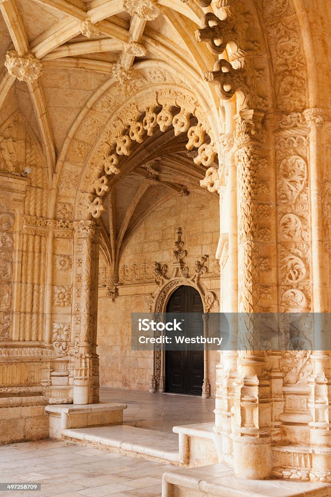 Das Kloster Mosteiro dos Jerónimos - Lizenzfrei Kloster Stock-Foto