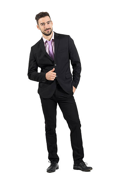 istock Young successful man with thumbs up smiling at camera 497258844