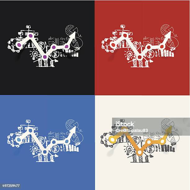 Business Formulas Visualisation Drawing Business Formulas Chart Stock Illustration - Download Image Now ...