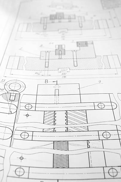 istock abstract industry project drawing with pen and roulette 497261808