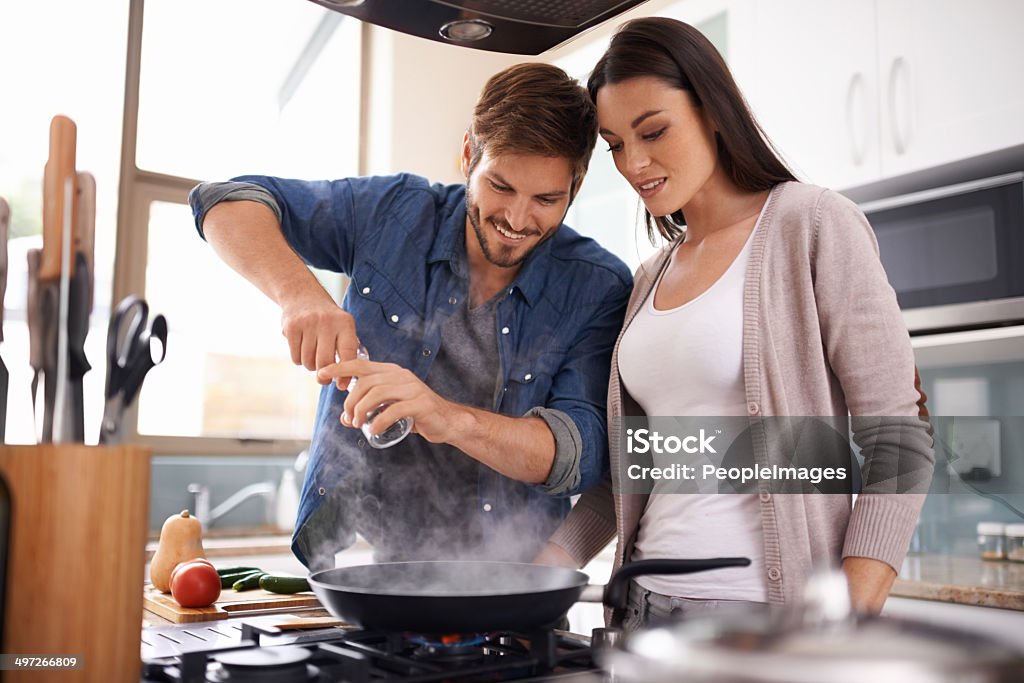 Noch einige Würze der Beziehung - Lizenzfrei Freundin Stock-Foto