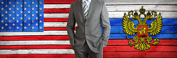 istock Business between Russia and USA 497267185