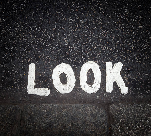 istock Look sign on the street 497267845