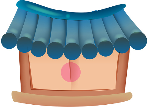 The View Of Gate Stock Illustration - Download Image Now - Art Product