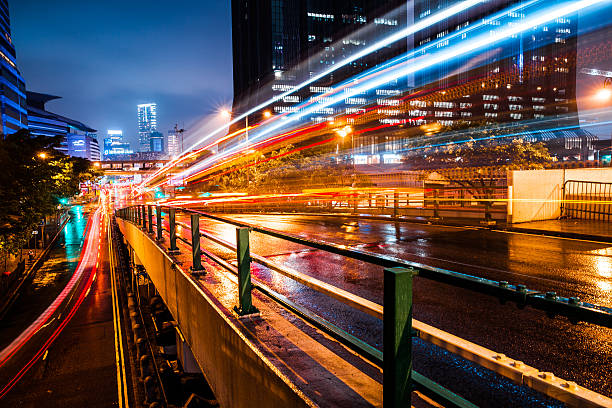 istock Hong Kong streets by Night 497268455
