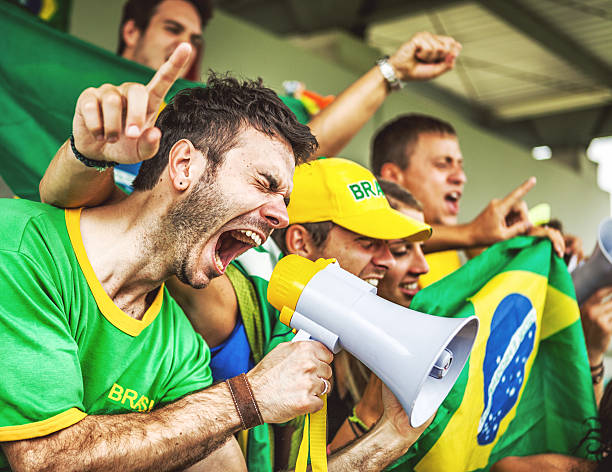 istock Sport supporters: fans of the Brazilian team 497269361
